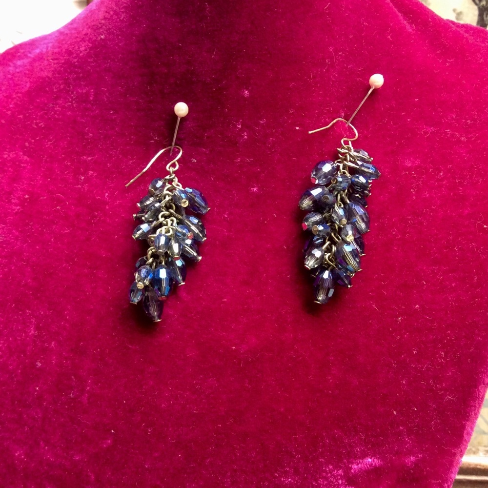 Vintage glass earrings